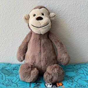 AUTHENTIC❗️Jellycat Original Bashful Monkey Medium NEW WITH TAGS! FAST SHIPPING!